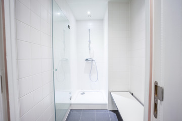 Shower in the bathroom