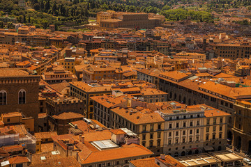 Fototapeta na wymiar Aerial view of Florence. Italy
