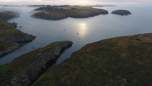 Tip of Bangor, drone view