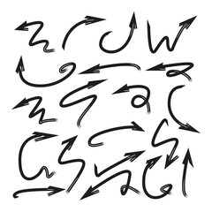 hand drawn and doodle arrows