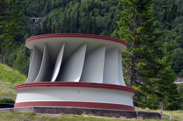 Hydroelectric Power Plant.Vemork the first plant in the world that mass produced heavy water for...