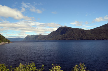 Lake Tinn (Tinnsja) - place of flooding the ferry Hydro with heavy water for Hitler's nuclear...