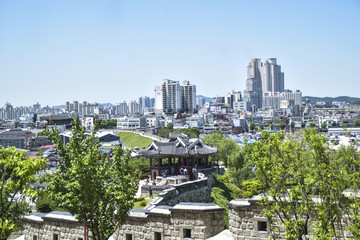 Fototapeta na wymiar Suwon Hwaseong, Korea's Cultural Heritage
