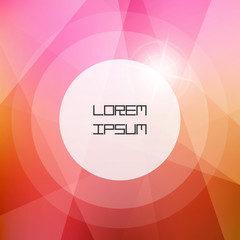 Blurred background. Modern pattern. Vector illustration with place for text.