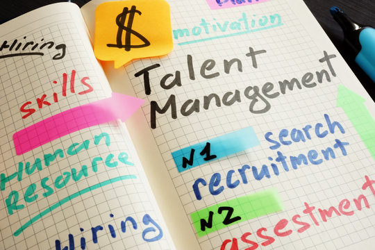 Talent Management System TMS Written In Note.