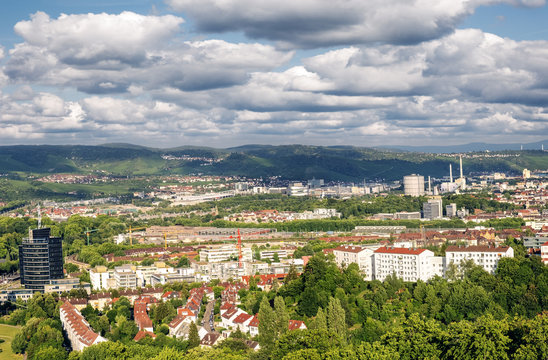 Stuttgart Killesberg tower panorama