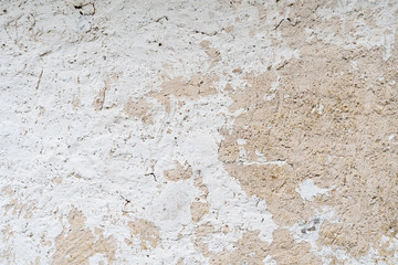 White weathered cement wall background