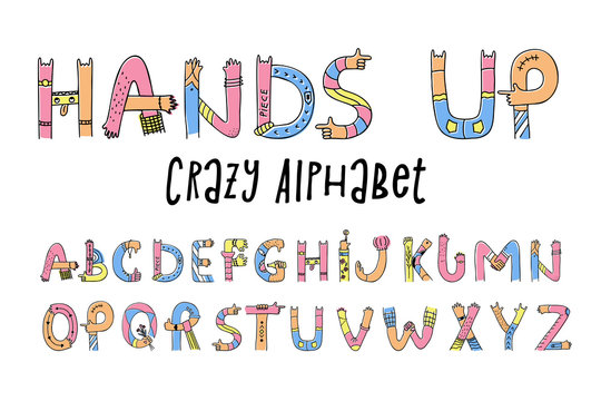 Hands Up Crazy Alphabet