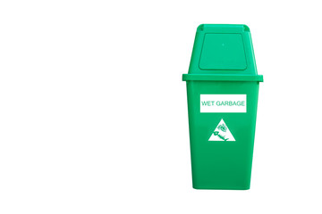 Wet garbage isolated