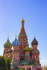 Fototapeta na wymiar St. Basil's Cathedral, Moscow,Russia, Red square