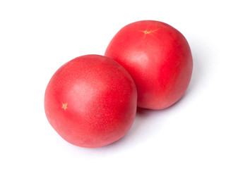 Few red tomatoes