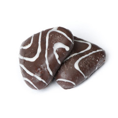 Group of chocolate glazed gingerbread