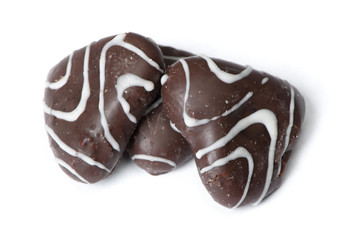 Group of chocolate glazed gingerbread