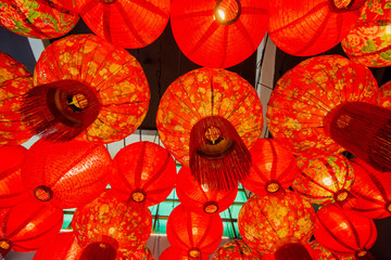 Chinese Red paper lantern decoration