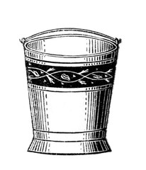 Petroleumkanne.aus: Marie Adenfeller, Friedrich Werner: Illustriertes Koch- und Haushaltungsbuch, Friedrichshagen 1899/1900, S. 185, Fig. 273.