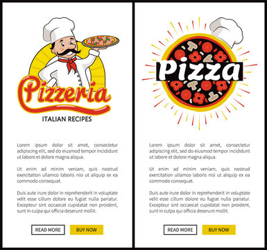 Pizzeria of High Quality Vertical Promo Banners