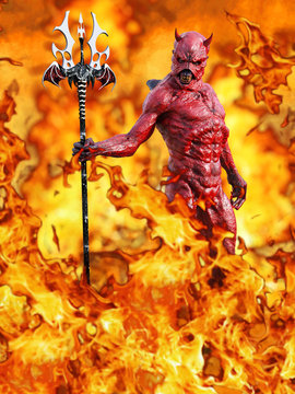 Devil Pitchfork Flames Images – Browse 530 Stock Photos, Vectors
