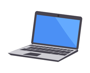 Laptop Icon, Electronic Device Vector Illustration