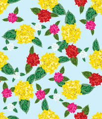 Hibiscus or Chinese Rose Pattern