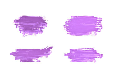 Smudged splash of paint isolated