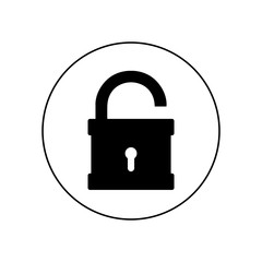 Lock icon, logo