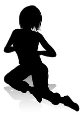 Young Person Silhouette