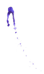 Fototapeta premium Splash of liquid in motion isolated