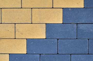 Obraz premium Background and texture from of paving slabs.