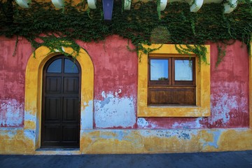 badigeon colorés du village de Stromboli