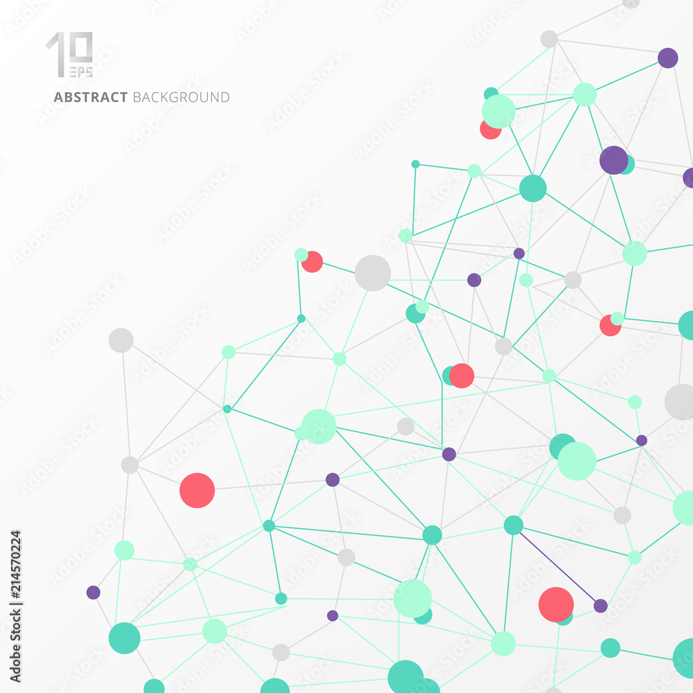 Poster abstract structure molecule and communication scientific background