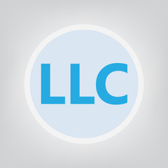 LLC (Limited Liability Company) concept- vector illustration