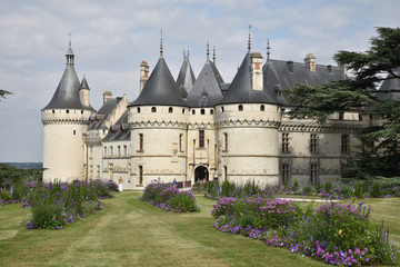 Fototapeta na wymiar Tours du château de Chaumont sur Loire, France