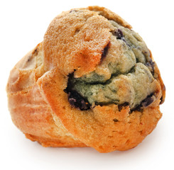 Freshly prepared homemade muffin