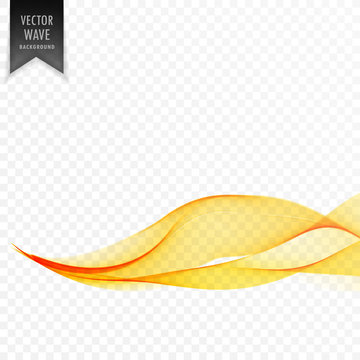 Eleant Yellow Wave Abstract Background