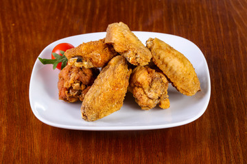 Chicken wings heap