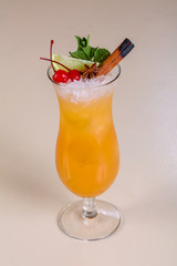Tequila sunrise cocktail