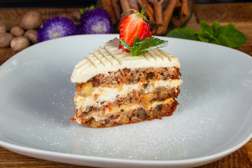 Delicious carrot cake