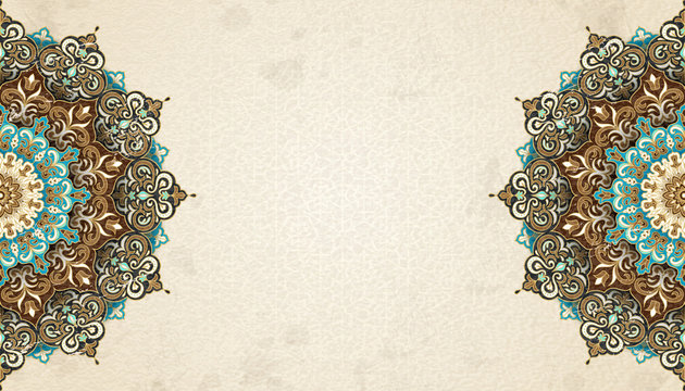 Exquisite arabesque background