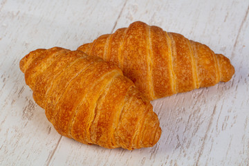 Delicious french croissant