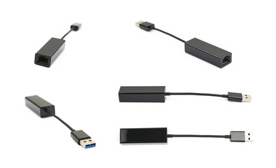 Usb to ethernet connector isolated