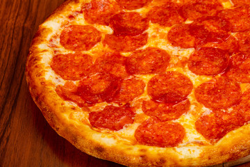 Pizza Pepperoni with sausages