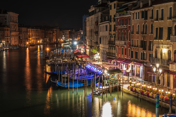 Venice at night