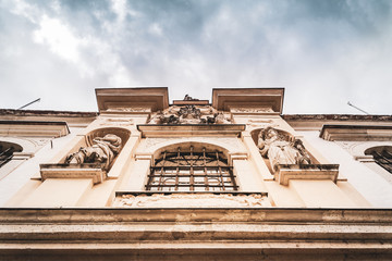 Herberstein palace in Europe. Architecture at Schloss Herberstein Austria