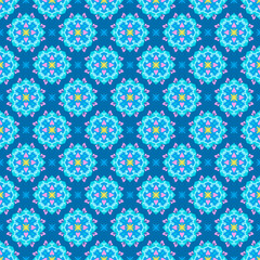 Colorful arabesque seamless beautiful background pattern.