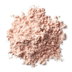 Heap of strawberry protein powder