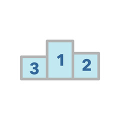Winners podium icon