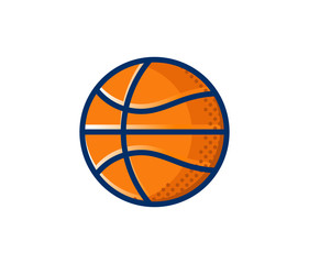 Basketball Logo, American sports symbol and icon