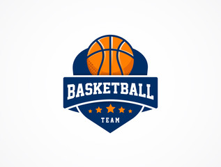 Basketball Logo, American sports symbol and icon