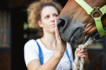 There is a bond between horse and rider