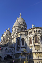 Fototapeta na wymiar Basilique Sacré Coeur Montmartre Paris France